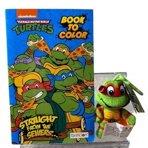 Nickelodeon Teenage Mutant Ninja Turtles Coloring Book with Plush